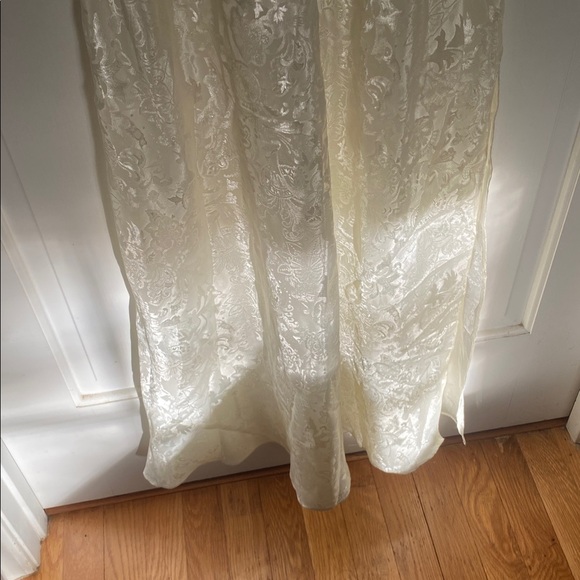 Ivory Lace Slip Dress - Picture 3 of 6